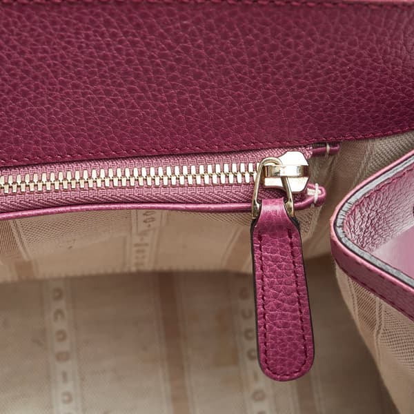 Pre-owned Gucci Lady Dollar Satchel Pink