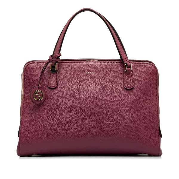 Pre-owned Gucci Lady Dollar Satchel Pink