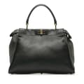 Miniatyrbilde 3 av 10: Pre-owned Fendi Medium Peekaboo Satchel Black