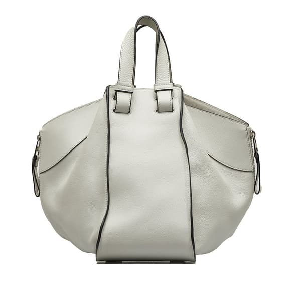 Pre-owned LOEWE Small Hammock Bag White