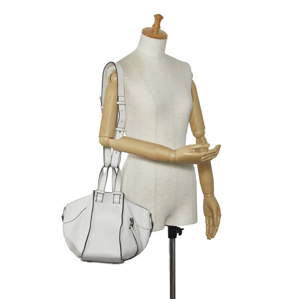 Pre-owned LOEWE Small Hammock Bag White