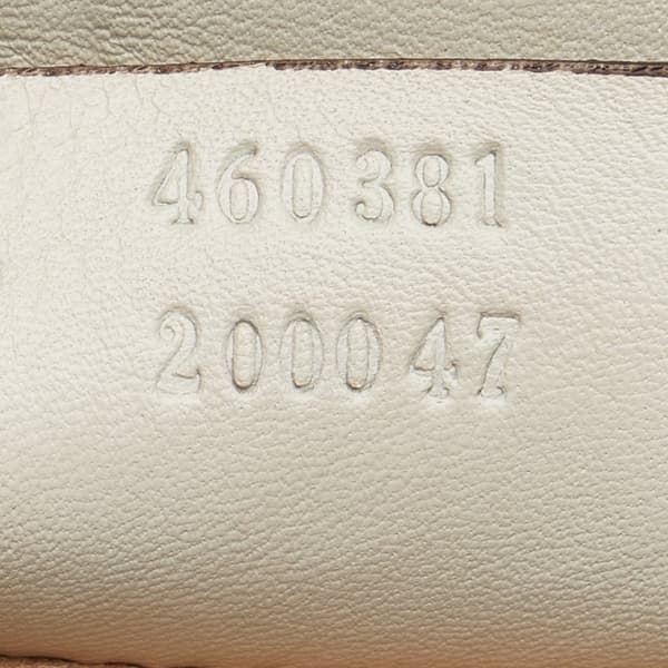 Pre-owned Gucci Sylvie Web Top Handle Satchel White