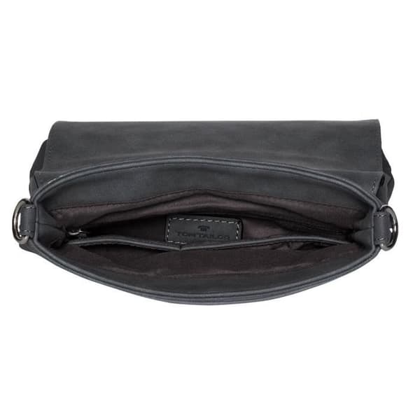 Axelväska - TOM TAILOR - Firenze Flapbag M - Grå - 23x25x4 cm - 100% polyuretan