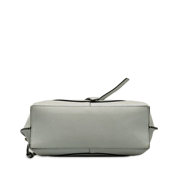 Pre-owned LOEWE Mini Gate Top Handle Satchel Gray
