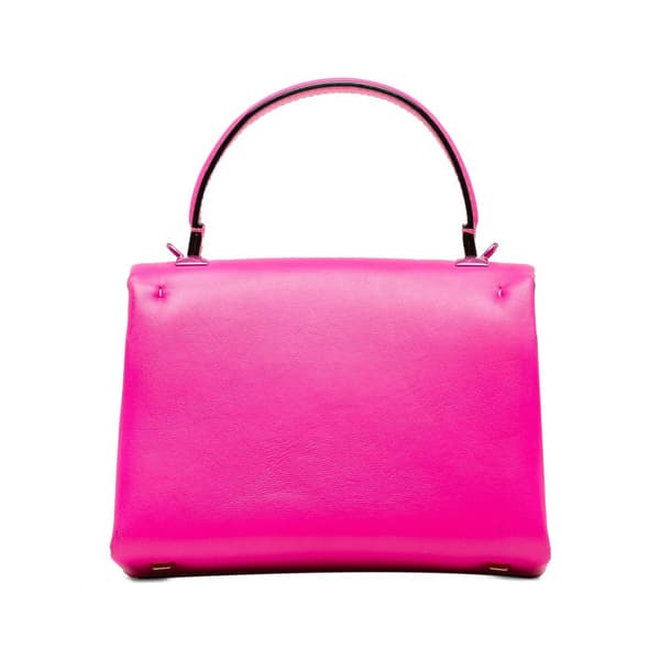 Pre-owned Valentino Mini One Stud Satchel Pink