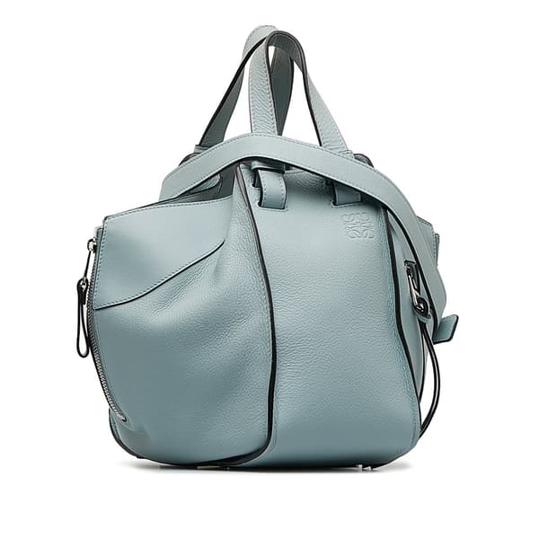 Pre-owned LOEWE Small Hammock Blue