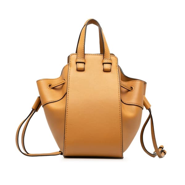 Pre-owned LOEWE Mini Hammock Bag Brown