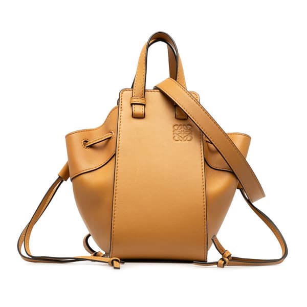 Pre-owned LOEWE Mini Hammock Bag Brown
