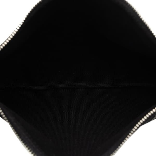 Pre-owned Prada Canapa Trimmed Plex Logo Tote Black