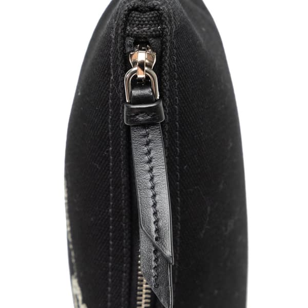 Pre-owned Prada Canapa Trimmed Plex Logo Tote Black