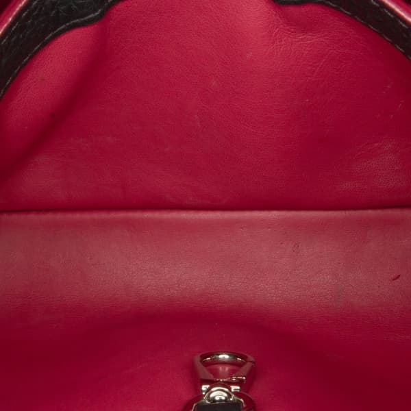 Pre-owned Louis Vuitton Taurillon Capucines BB Black