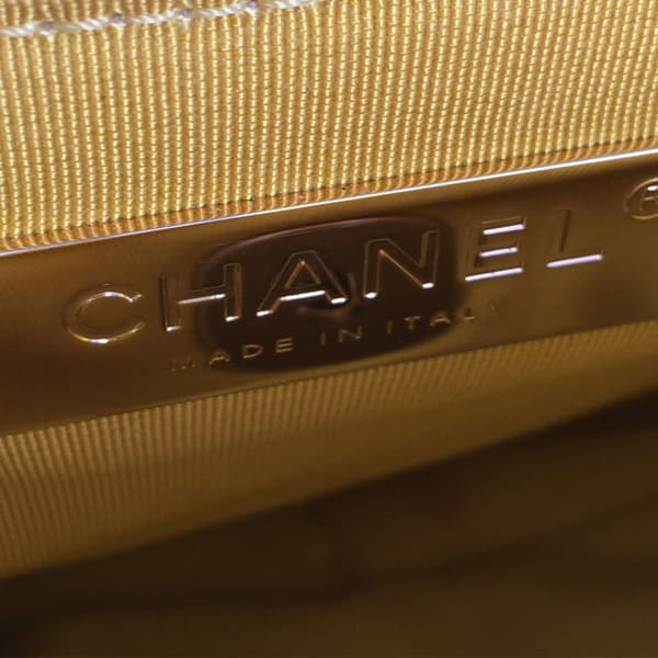 Pre-owned Chanel Medium Canvas 19 Flap Yellow