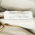 Pikkukuva 9 / 10: Pre-owned Bottega Veneta Nappa Intrecciato Padded Chain Cassette Satchel White