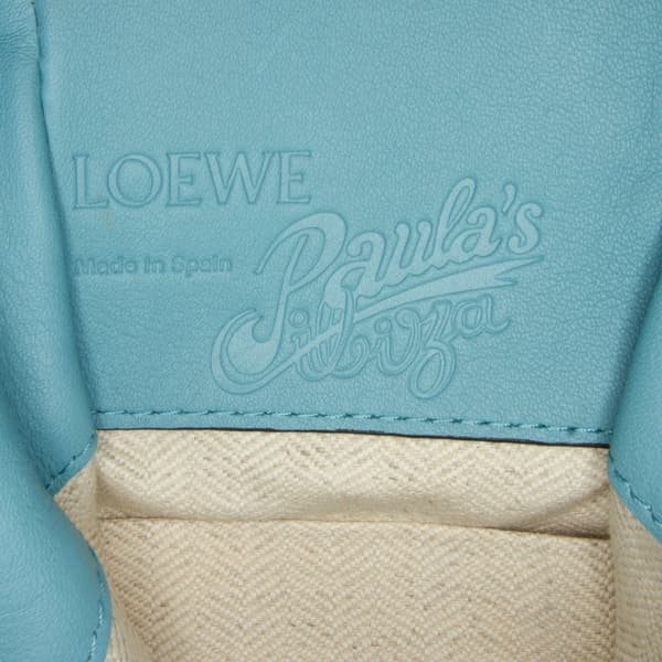 Pre-owned LOEWE Paula's Ibiza Mini Hammock Blue