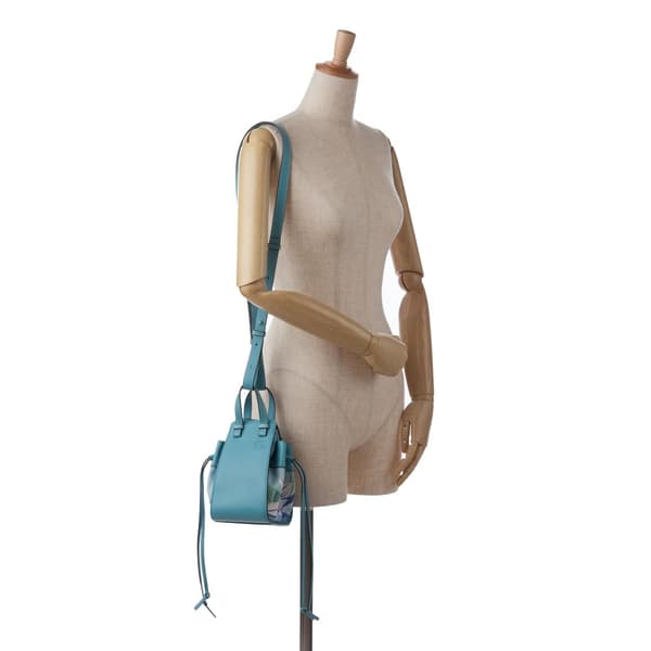 Pre-owned LOEWE Paula's Ibiza Mini Hammock Blue