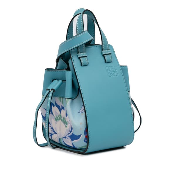 Pre-owned LOEWE Paula's Ibiza Mini Hammock Blue