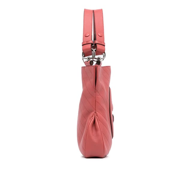 Pre-owned Gucci Small Blondie Satchel Pink