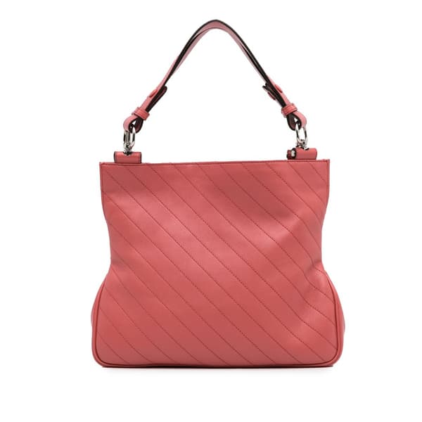 Pre-owned Gucci Small Blondie Satchel Pink