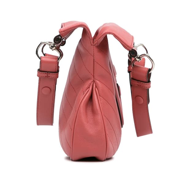 Pre-owned Gucci Small Blondie Satchel Pink