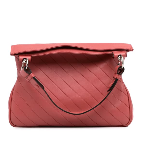 Pre-owned Gucci Small Blondie Satchel Pink