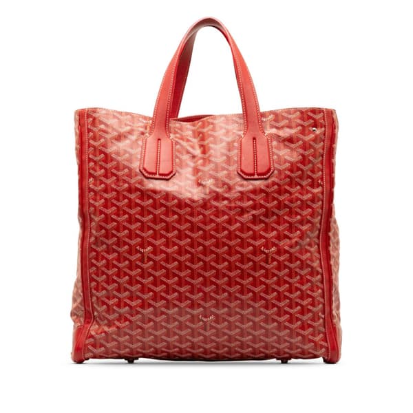 Pre-owned Goyard Goyardine Voltaire Red