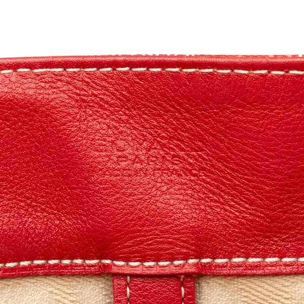 Pre-owned Goyard Goyardine Voltaire Red