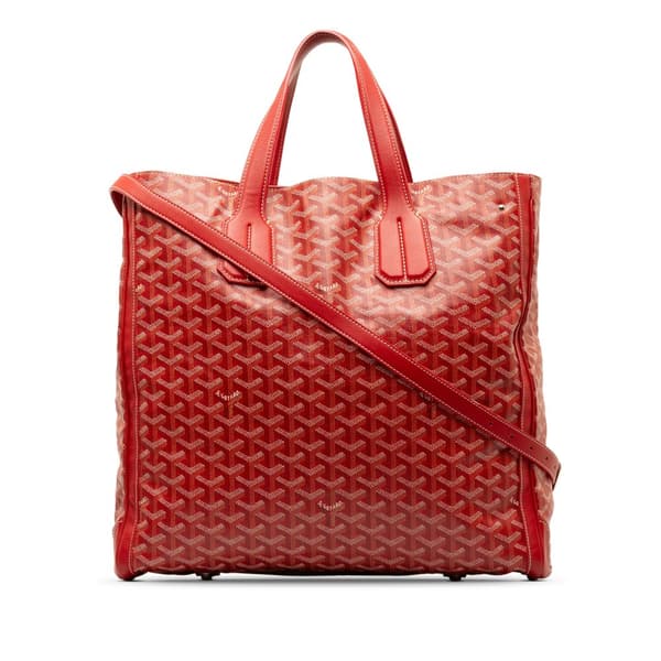 Pre-owned Goyard Goyardine Voltaire Red