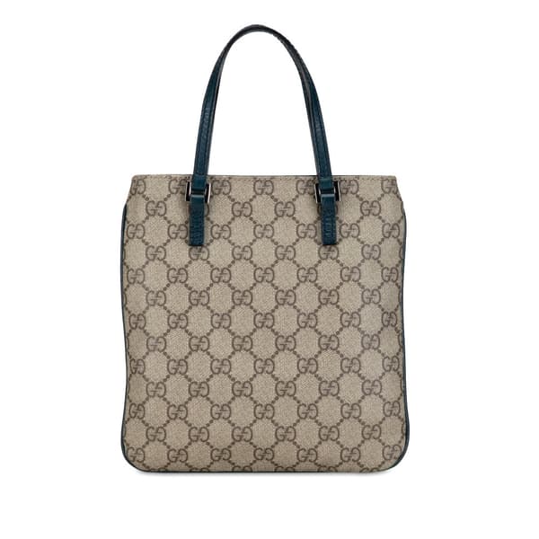 Pre-owned Gucci Mini GG Supreme Handbag Brown