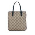 Miniatyrbild 3 av 9: Pre-owned Gucci Mini GG Supreme Handbag Brown