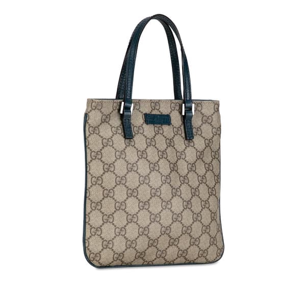 Pre-owned Gucci Mini GG Supreme Handbag Brown