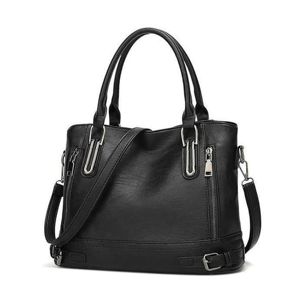 Crossbody-handväska i PU-läder för kvinnor Messenger Hobo Tote Bag Stor kapacitet för arbete Shopping Party Resor