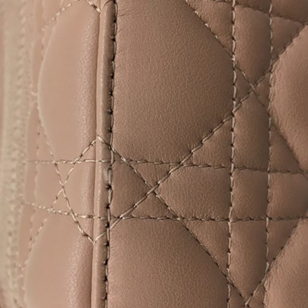 Pre-owned Dior Small DiorTravel Vanity Bag Brown