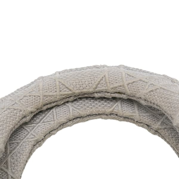 Pre-owned Dior Medium Canvas Cannage Lady D Lite Gray