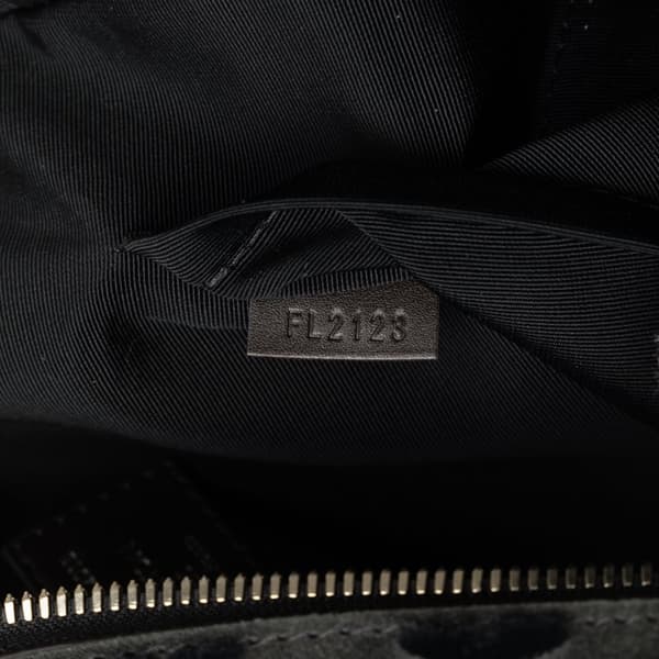Pre-owned Louis Vuitton Monogram Tuffetage Deauville Cube Black