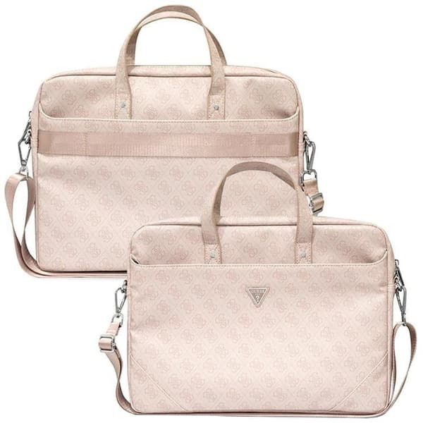 Guess Bag GUCB15P4TP 16 rosa/rosa Saffiano 4G trekantlogo