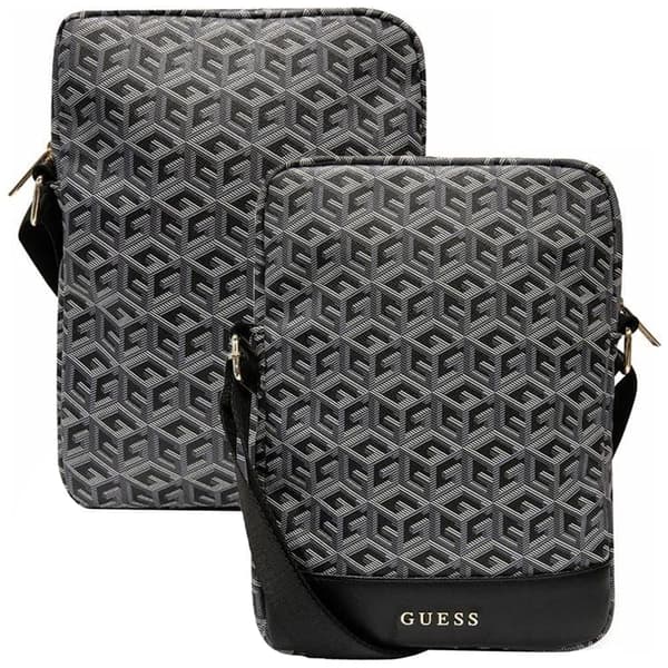 Guess GUTB10HGCFSEK 10 Veske - Svart GCube Stripe nettbrettveske