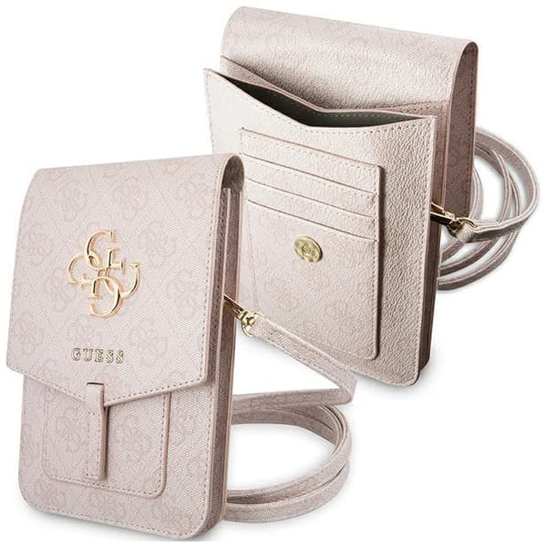 Guess veske GUWBG4GFPI rosa / rosa 4G stor logo