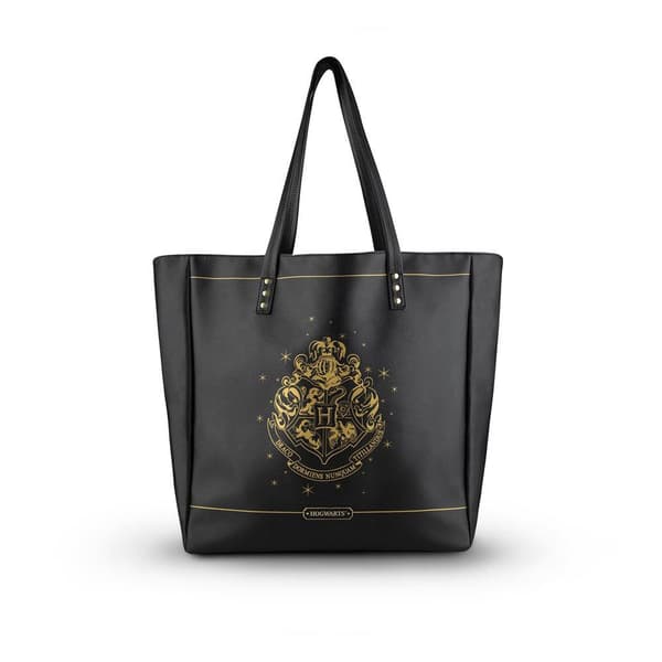 Cinereplicas Shoppingväska I Konstläder Hogwarts Harry Potter Guld