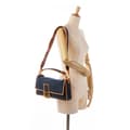 Miniatyrbillede 10 af 10: Pre-owned Fendi Large Denim Baguette Satchel Blue