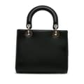 Miniatyrbilde 3 av 10: Pre-owned Dior Medium Calfskin Pockets Lady Dior Black