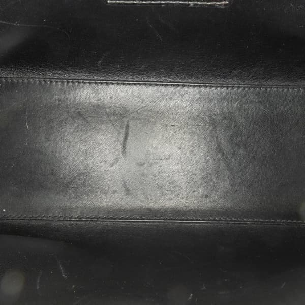 Pre-owned Dior Medium Calfskin Pockets Lady Dior Black