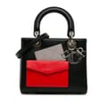Miniatyrbilde 1 av 10: Pre-owned Dior Medium Calfskin Pockets Lady Dior Black
