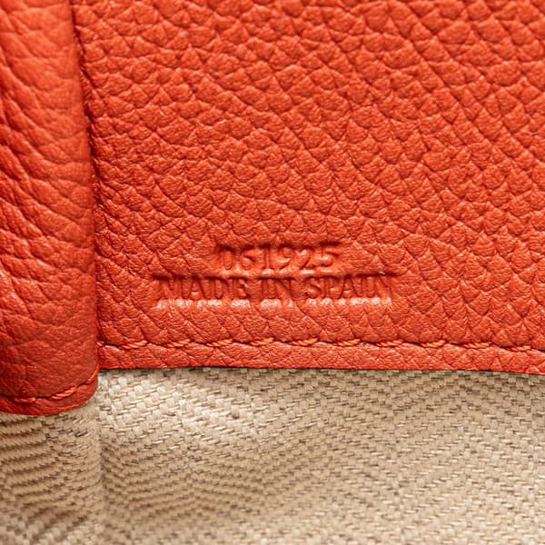 Pre-owned LOEWE Small Leather Hammock Satchel Orange