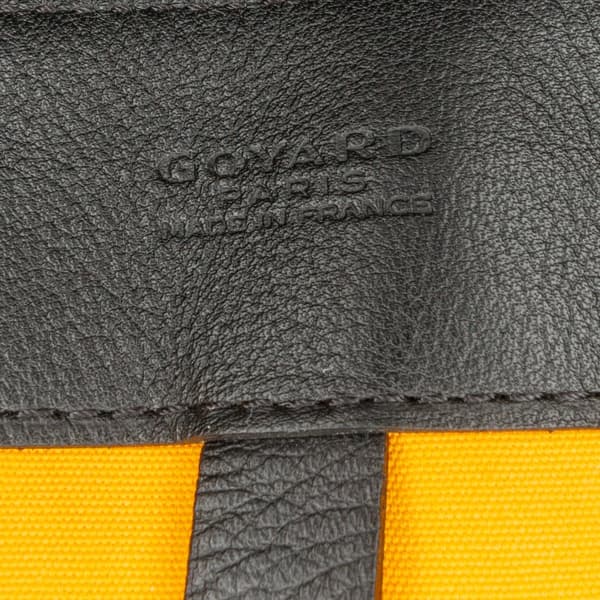 Pre-owned Goyard Goyardine Voltaire Black