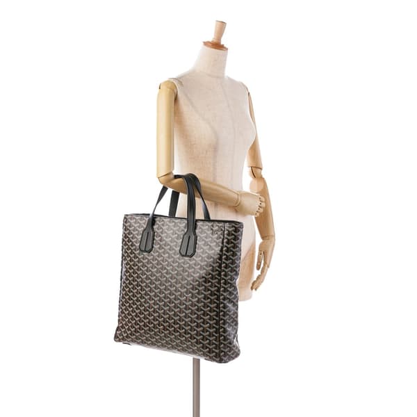 Pre-owned Goyard Goyardine Voltaire Black