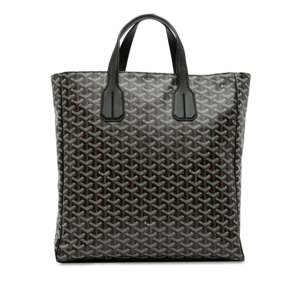 Pre-owned Goyard Goyardine Voltaire  Black