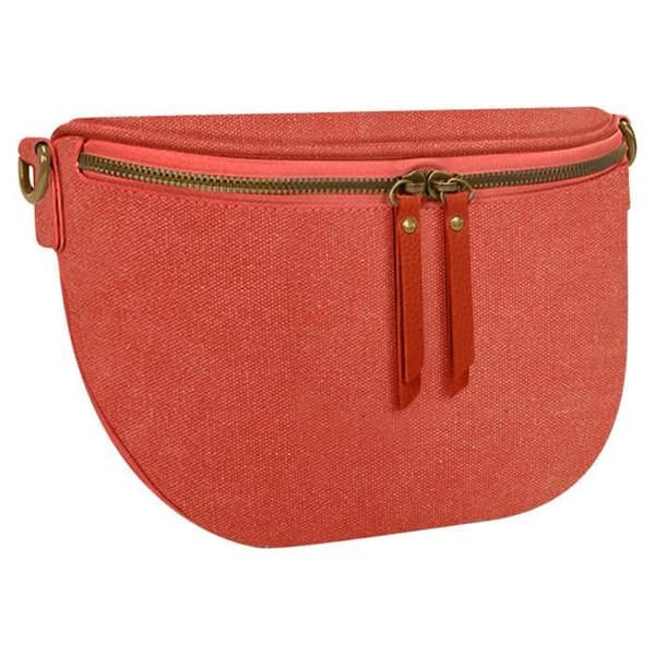 Sac Banane Bandoulière Luna i Gallantry Tyg Orange - GALLANTRY - Sac Banane - Orange - Bandoulière - Tyg