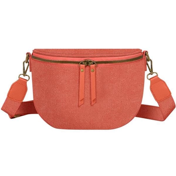 Sac Banane Bandoulière Luna i Gallantry Tyg Orange - GALLANTRY - Sac Banane - Orange - Bandoulière - Tyg