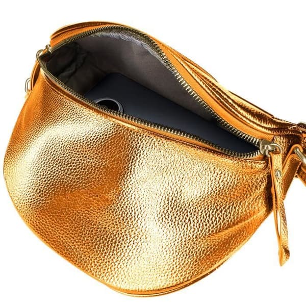 Glamour Shiny Gallantry Orange Crossbody bältesväska