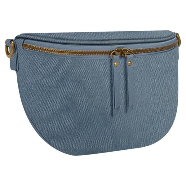 Sac Banane - GALLANTRY - Luna - Tyg - Blå - Axelrem - Med dragkedja